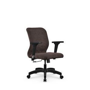 Офисное кресло SU-Mr-4/подл.200/осн.001 темно-коричневый в Вологде