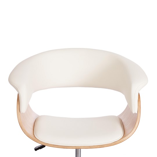 Кресло VIMTA натуральный, кож/зам белый, арт.13662 в Вологде - изображение 5