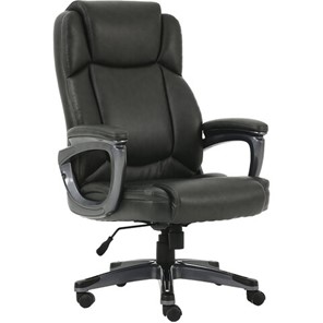 Кресло офисное Brabix Premium Favorite EX-577 (пружинный блок, рециклированная кожа, серое) 531935 в Вологде