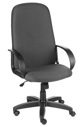 Кресло компьютерное Амбасадор JP15/1 серый ромбик в Вологде - изображение
