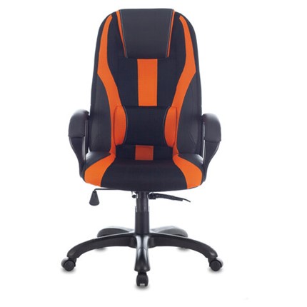 Компьютерное кресло Brabix Premium Rapid GM-102 (экокожа/ткань, черно/оранжевое) в Вологде - изображение