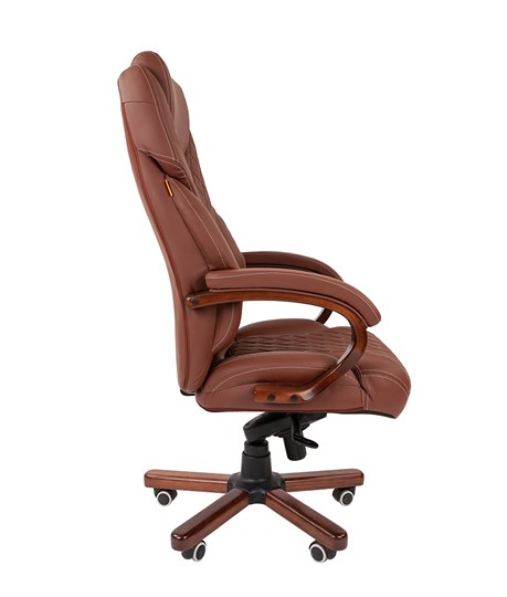 Кресло CHAIRMAN 406, коричневый в Вологде - изображение 3
