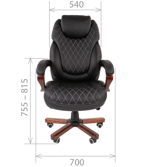 Кресло CHAIRMAN 406, коричневый в Вологде - изображение 4