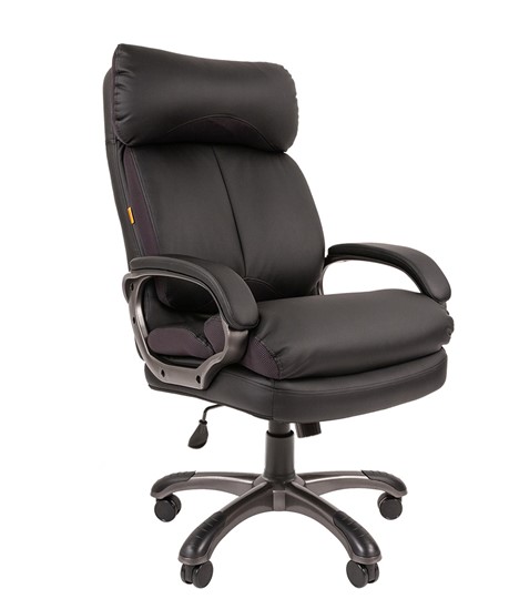 Компьютерное кресло CHAIRMAN 505 Экокожа черная в Вологде - изображение 1
