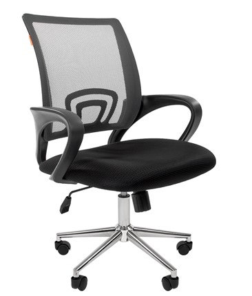 Компьютерное кресло CHAIRMAN 696 CHROME Сетка TW-04 (серый) в Вологде - изображение