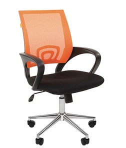 Кресло офисное CHAIRMAN 696 CHROME Сетка TW-66 (оранжевый) в Вологде - предосмотр