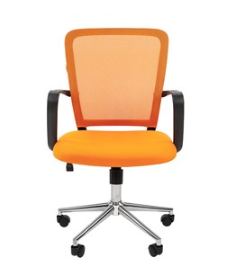 Компьютерное кресло CHAIRMAN 698 CHROME new Сетка TW-66 (оранжевый) в Вологде - предосмотр 2