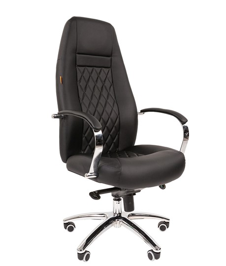 Офисное кресло CHAIRMAN 950 Экокожа черная в Вологде - изображение 1