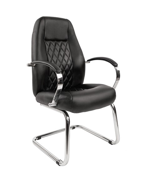 Офисное кресло CHAIRMAN 950V Экокожа черная в Вологде - изображение 1