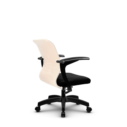 Компьютерное кресло SU-M-4/подл.160/осн.001, Бежевый/Черный в Вологде - изображение 2