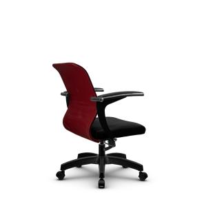Компьютерное кресло SU-M-4/подл.160/осн.001, Бордовый/Черный в Вологде - предосмотр 2