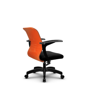 Компьютерное кресло SU-M-4/подл.160/осн.001, Оранжевый/Черный в Вологде - предосмотр 2