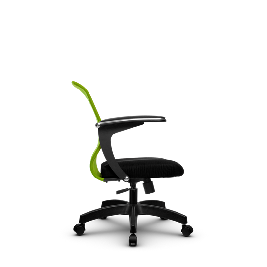 Кресло офисное SU-M-4/подл.160/осн.001, Зеленый/Черный в Вологде - изображение 1