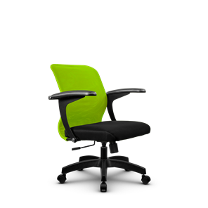 Кресло офисное SU-M-4/подл.160/осн.001, Зеленый/Черный в Вологде - предосмотр