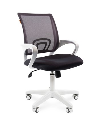 Компьютерное кресло CHAIRMAN 696 white, tw12-tw04 серый в Вологде - изображение