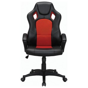 Компьютерное кресло Brabix Rider EX-544 (экокожа черная/ткань красная) в Вологде