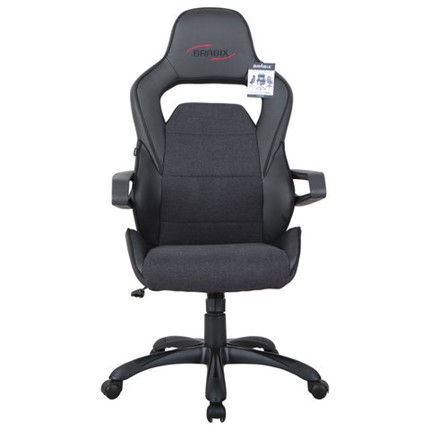 Офисное кресло Brabix Nitro GM-001 (ткань, экокожа, черное) 531817 в Вологде - изображение