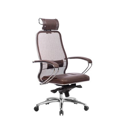 Офисное кресло Samurai SL-2.04, темно-коричневый в Вологде - изображение