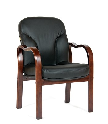 Кресло CHAIRMAN 658 Натуральная кожа черный в Вологде - изображение