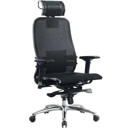 Кресло компьютерное Samurai S-3.04, черный плюс в Вологде - изображение