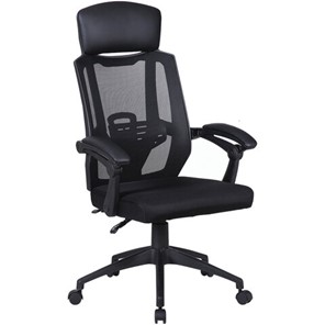 Офисное кресло Brabix Nexus ER-401 (с подлокотниками, черное) 531835 в Вологде - предосмотр