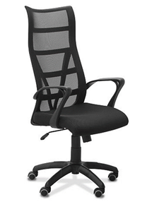 Офисное кресло ДамОфис 5600, черное в Вологде