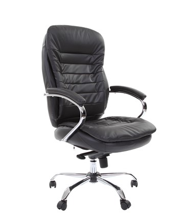 Офисное кресло CHAIRMAN 795 экокожа, цвет черный в Вологде - изображение