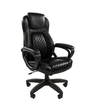 Компьютерное кресло CHAIRMAN 432, экокожа, цвет черный в Вологде - изображение