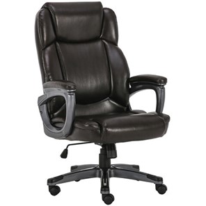 Компьютерное кресло Brabix Premium Favorite EX-577 (пружинный блок, рециклир. кожа, коричневое) 531936 в Вологде