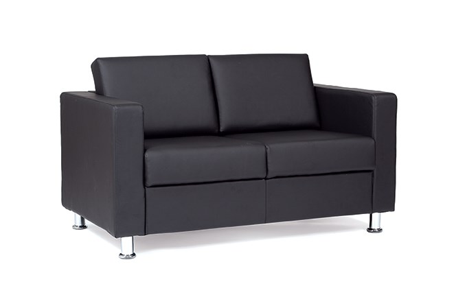 Прямой диван Симпл двухместный, экокожа в Вологде - изображение 1