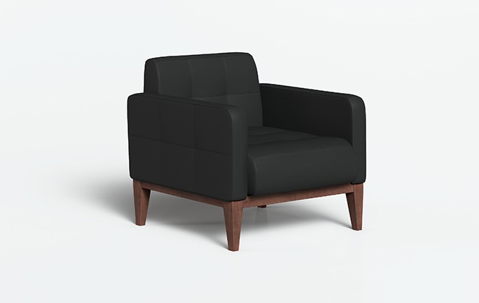 Офисное кресло Норд, черное в Вологде - изображение 1