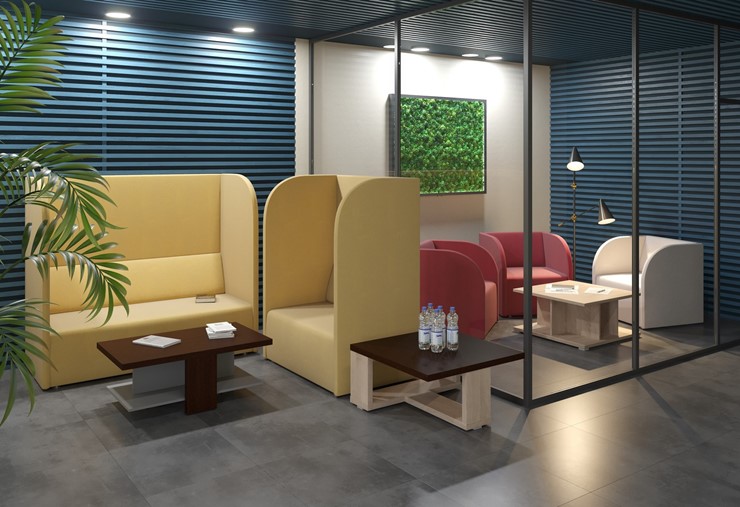 Офисный диван Роса двухместный в Вологде - изображение 1