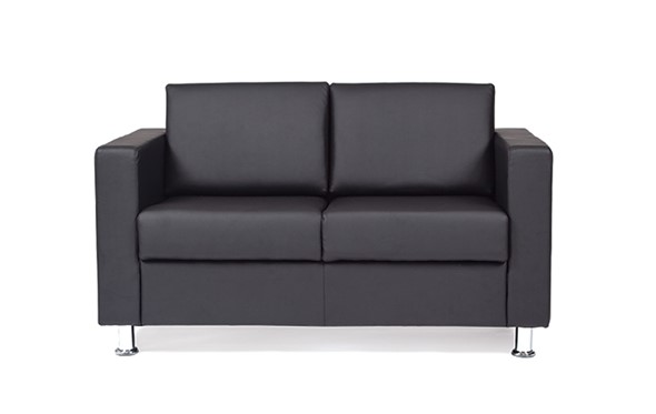 Прямой диван Симпл двухместный, экокожа в Вологде - изображение