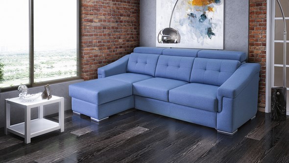 Угловой диван Матрица 27 ТТ с оттоманкой в Вологде - изображение