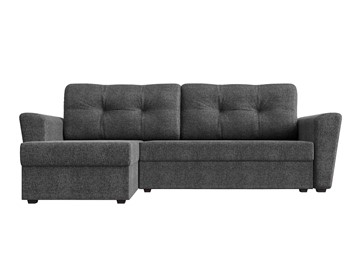 Угловой раскладной диван Амстердам Лайт, Серый (рогожка) в Вологде - предосмотр 1