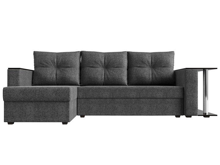 Угловой диван Атланта Лайт, Серый (рогожка) в Вологде - изображение 1
