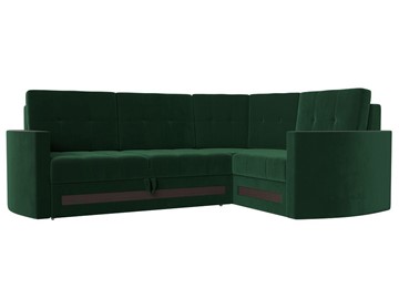 Угловой диван Белла, Зеленый (Велюр) в Вологде