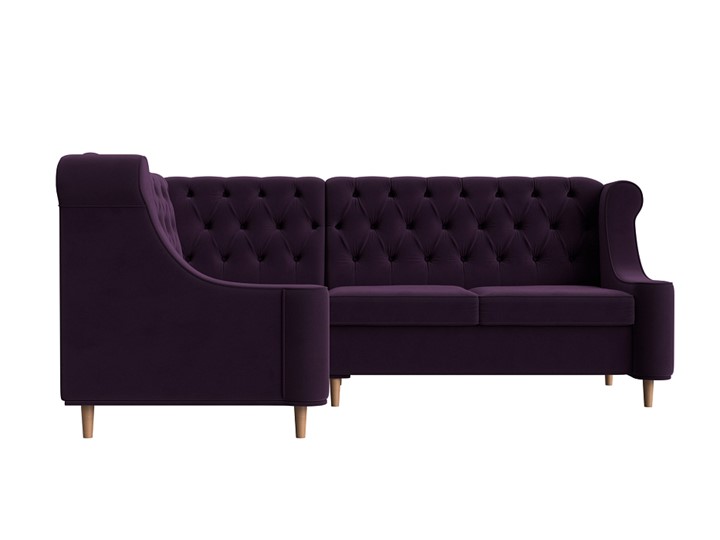 Угловой диван Бронкс, Фиолетовый (Велюр) в Вологде - изображение 1