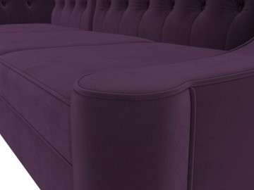 Угловой диван Бронкс, Фиолетовый (Велюр) в Вологде - предосмотр 3
