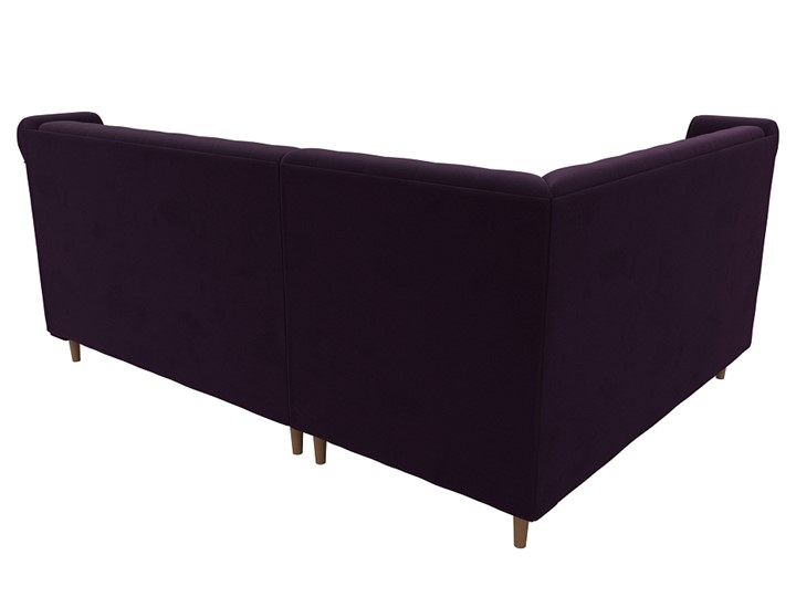 Угловой диван Бронкс, Фиолетовый (Велюр) в Вологде - изображение 5