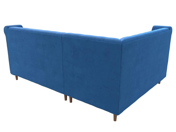 Угловой диван Бронкс, Голубой (Велюр) в Вологде - изображение 5
