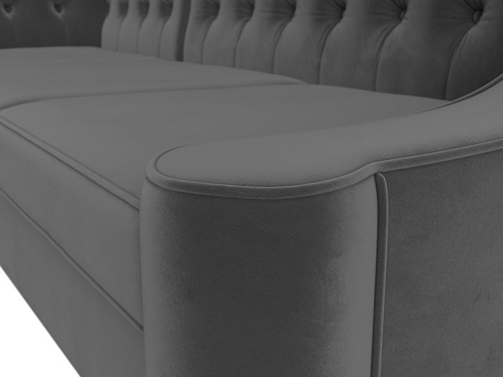 Угловой диван Бронкс, Серый (Велюр) в Вологде - изображение 3