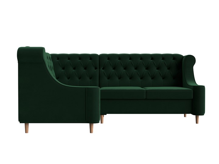 Угловой диван Бронкс, Зеленый (Велюр) в Вологде - изображение 1