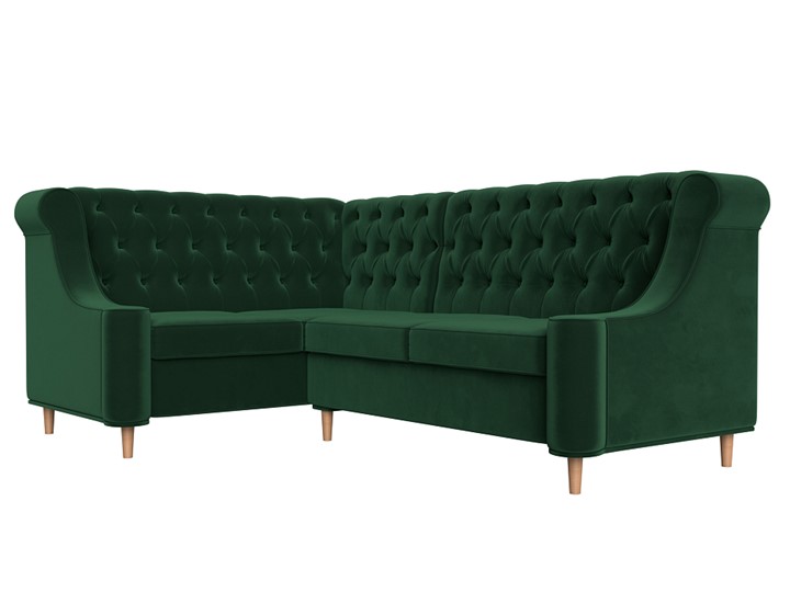 Угловой диван Бронкс, Зеленый (Велюр) в Вологде - изображение 2