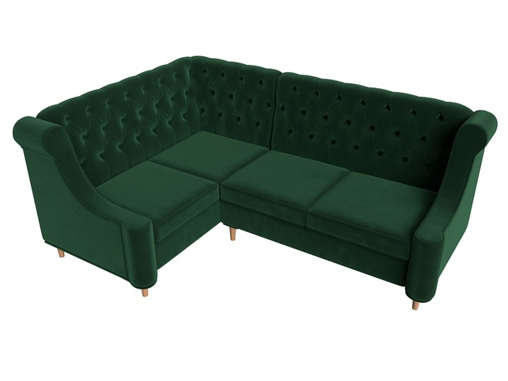 Угловой диван Бронкс, Зеленый (Велюр) в Вологде - изображение 4