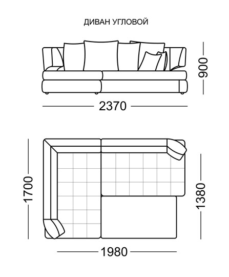 Угловой диван Бруно Элита 50 Б в Вологде - изображение 6