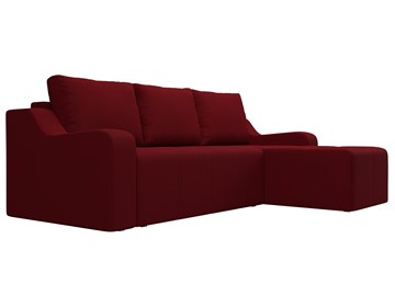 Угловой диван для гостиной Элида, Бордовый (микровельвет) в Вологде - предосмотр 3