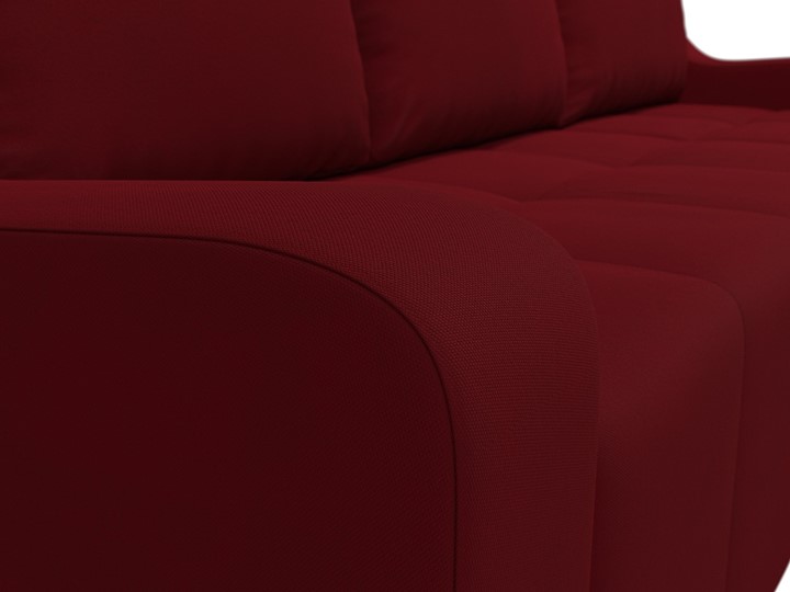 Угловой диван для гостиной Элида, Бордовый (микровельвет) в Вологде - изображение 4