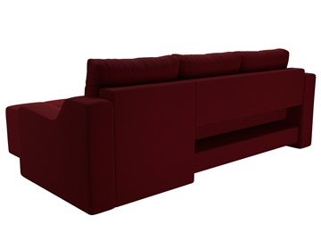 Угловой диван для гостиной Элида, Бордовый (микровельвет) в Вологде - предосмотр 8