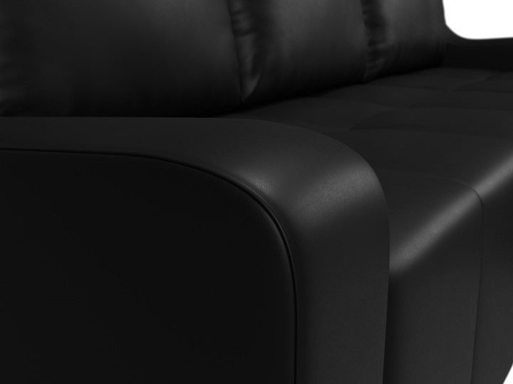Угловой диван Элида, Черный (экокожа) в Вологде - изображение 4